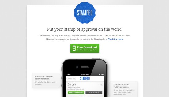 Stamped